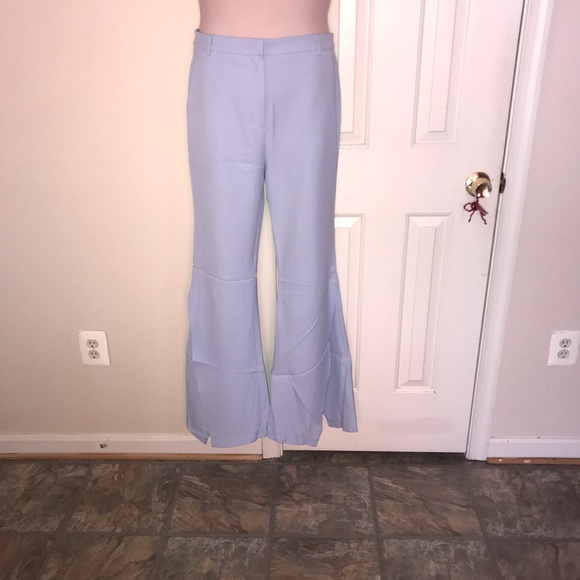 Essie | High Waist Flared Side Slit Pants - Picture 2 of 7